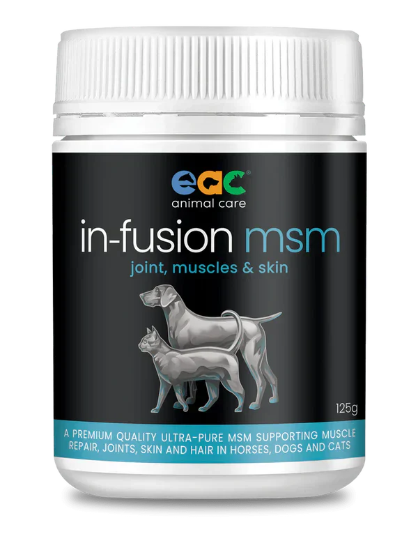 EAC in-fusion MSM (Joint, Muscle and Skin) for Dogs, Cats and Horses