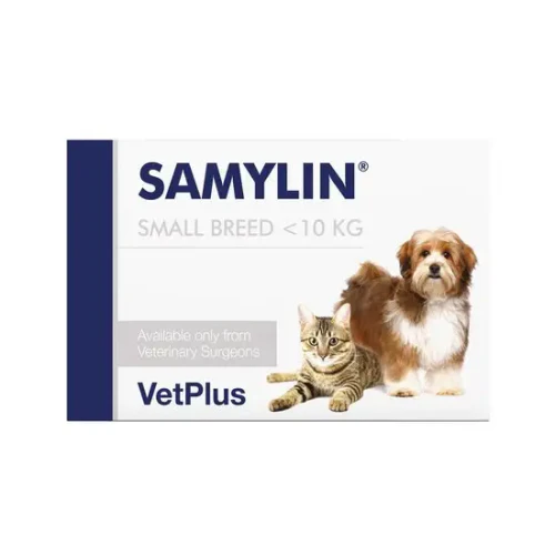 VetPlus Samylin Liver Supplement for Small Dogs and Cats - 30 Tablets